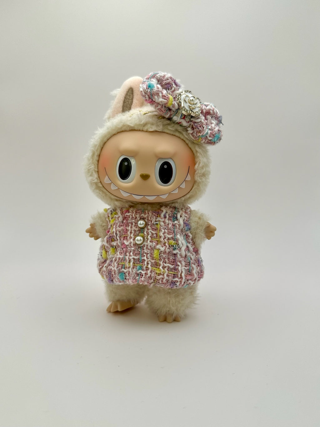 Pink Tweed Dress