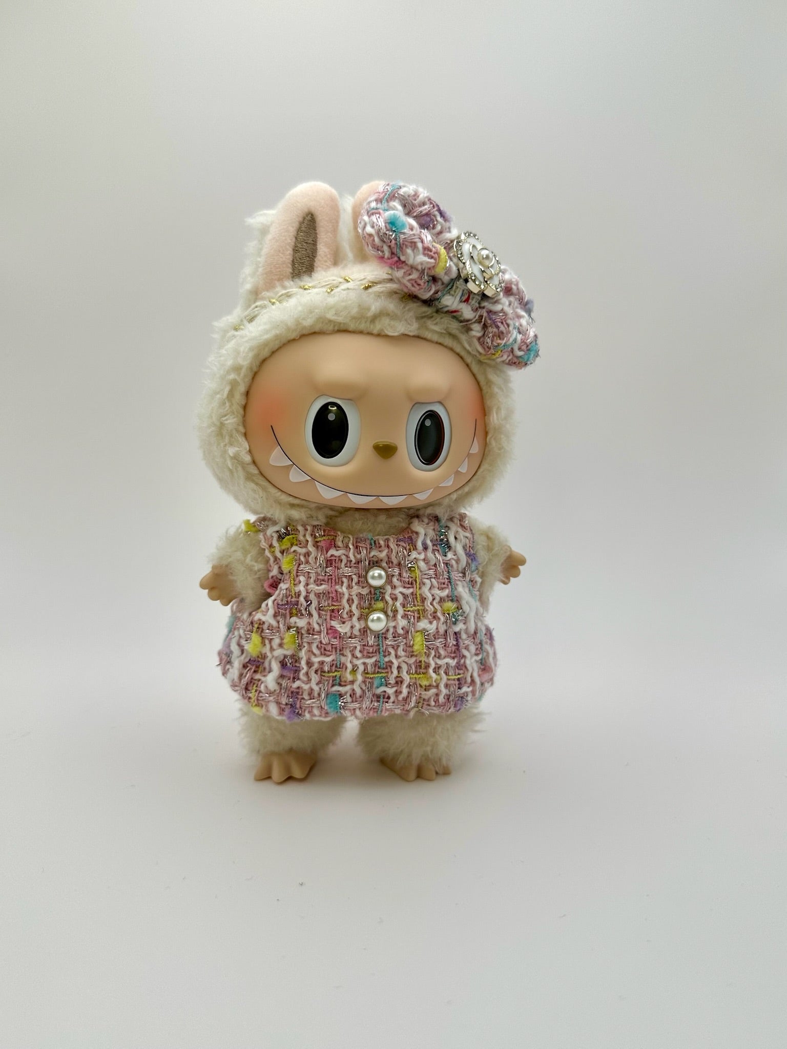 Pink Tweed Dress